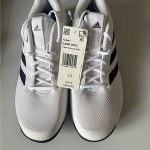 Adidas Classic White and Black Trainers